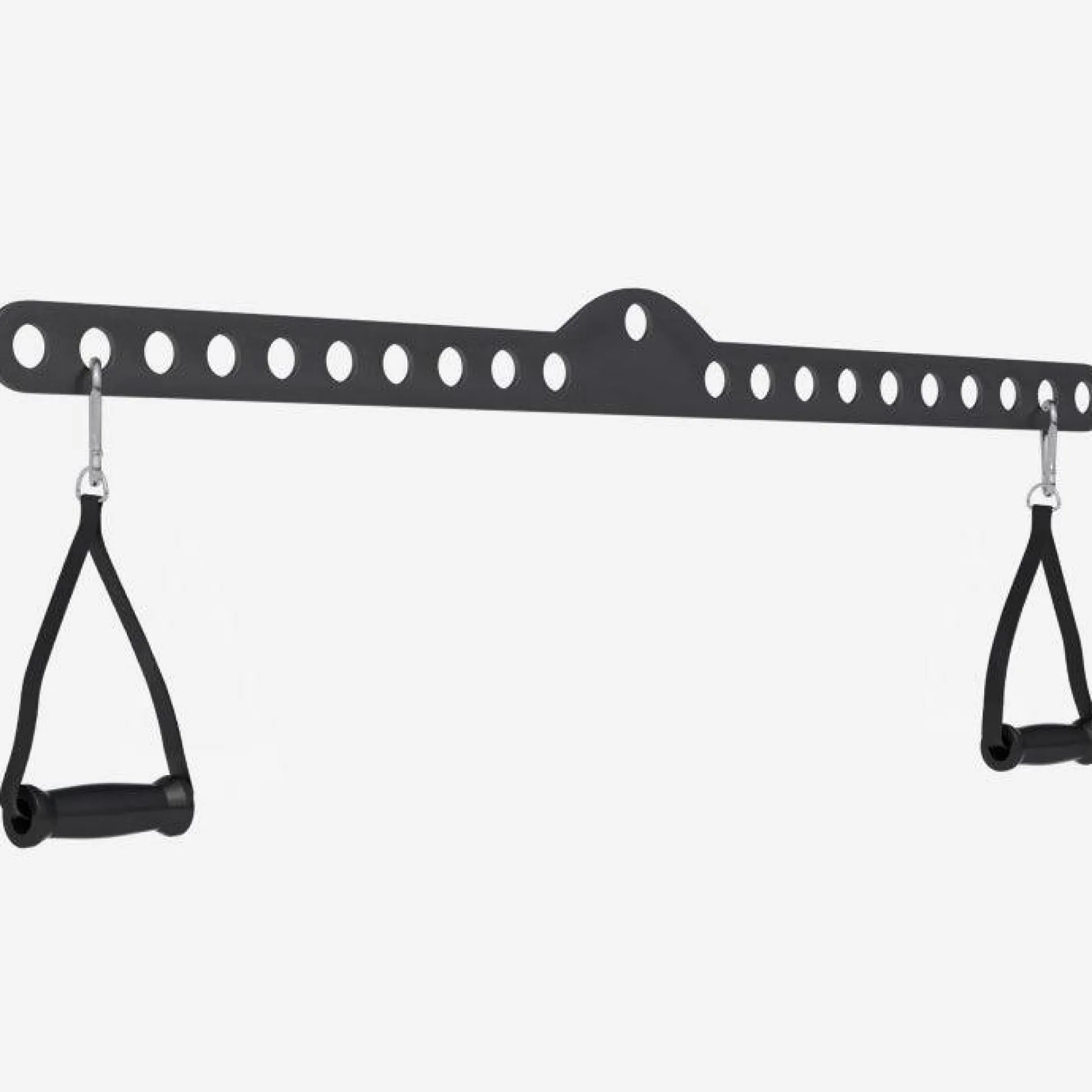 Gorilla Sports Latzugstange Multi Bar mit 2 Einhandgriffen Mattschwarz New
