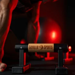Gorilla Sports Liegestützgriffe 2er Set Holzoptik
