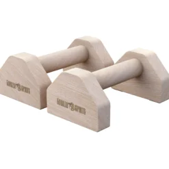 Gorilla Sports Liegestützgriffe 2er Set aus Holz Holzoptik Best