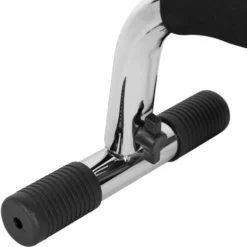 Gorilla Sports Liegestützgriffe 2er Set mit gepolsterten Griffen Schwarz / Silber Discount