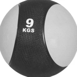 Gorilla Sports Medizinball aus Gummi 1 - 10 kg Schwarz / Grau Outlet
