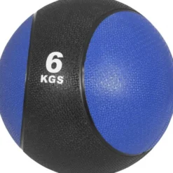 Gorilla Sports Medizinball aus Gummi 1 - 10 kg Schwarz / Blau Online