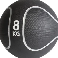 Gorilla Sports Medizinball aus Gummi Schwarz/Silber 1 - 10 kg Schwarz / Silber Discount
