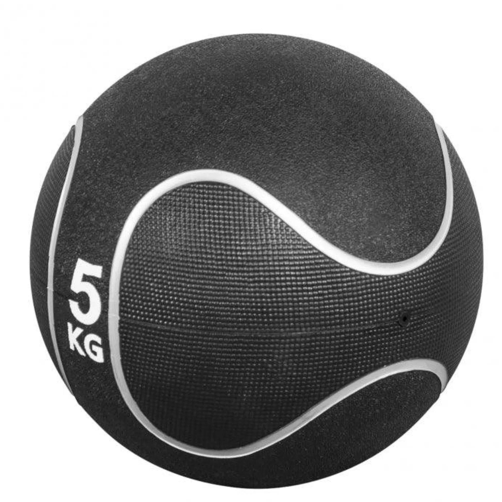 Gorilla Sports Medizinball aus Gummi Schwarz/Silber 1 - 10 kg Schwarz / Silber Outlet