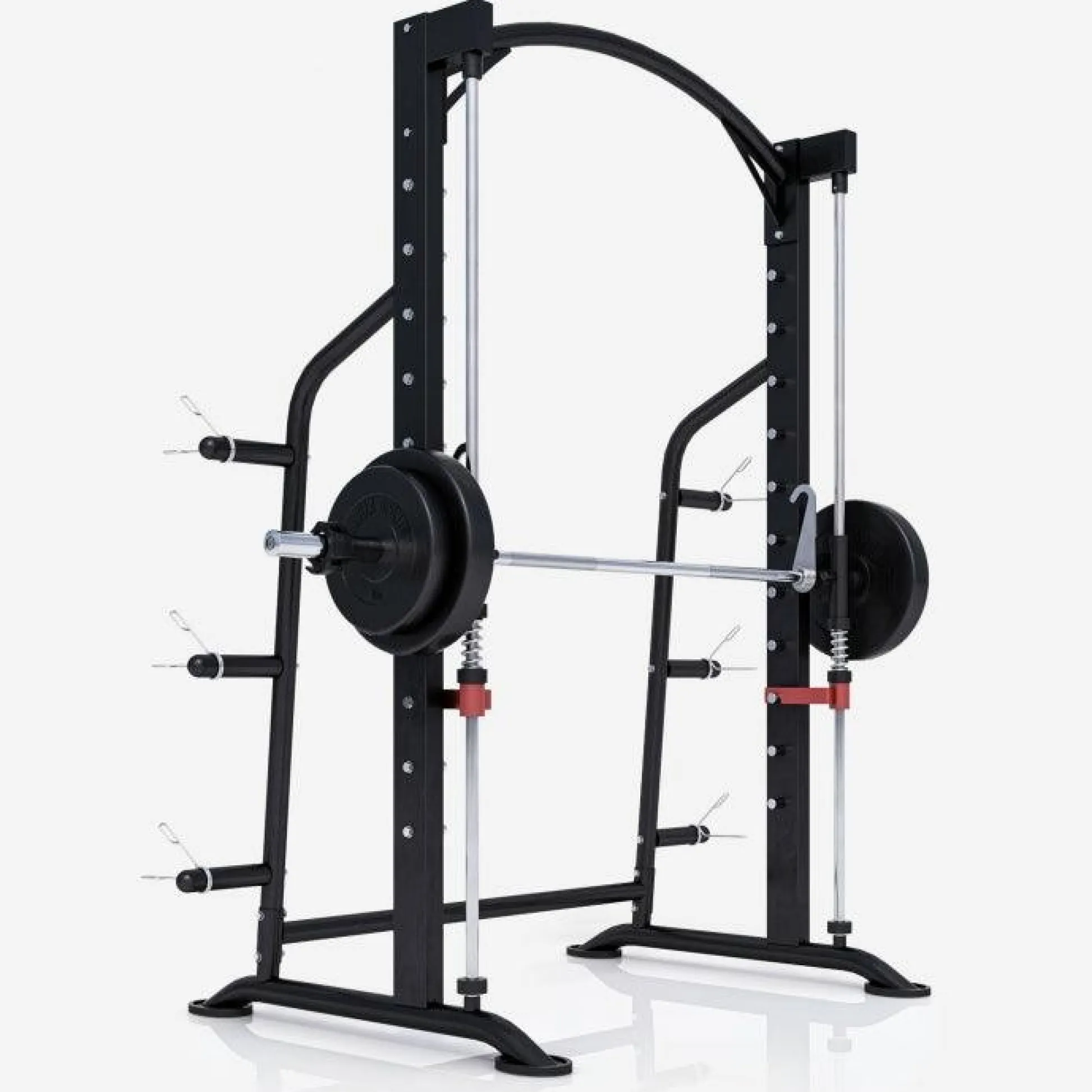 Gorilla Sports Multipresse Power Rack Olympia Schwarz / Rot / Silber Discount