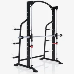 Gorilla Sports Multipresse Power Rack Olympia Schwarz / Rot / Silber Discount