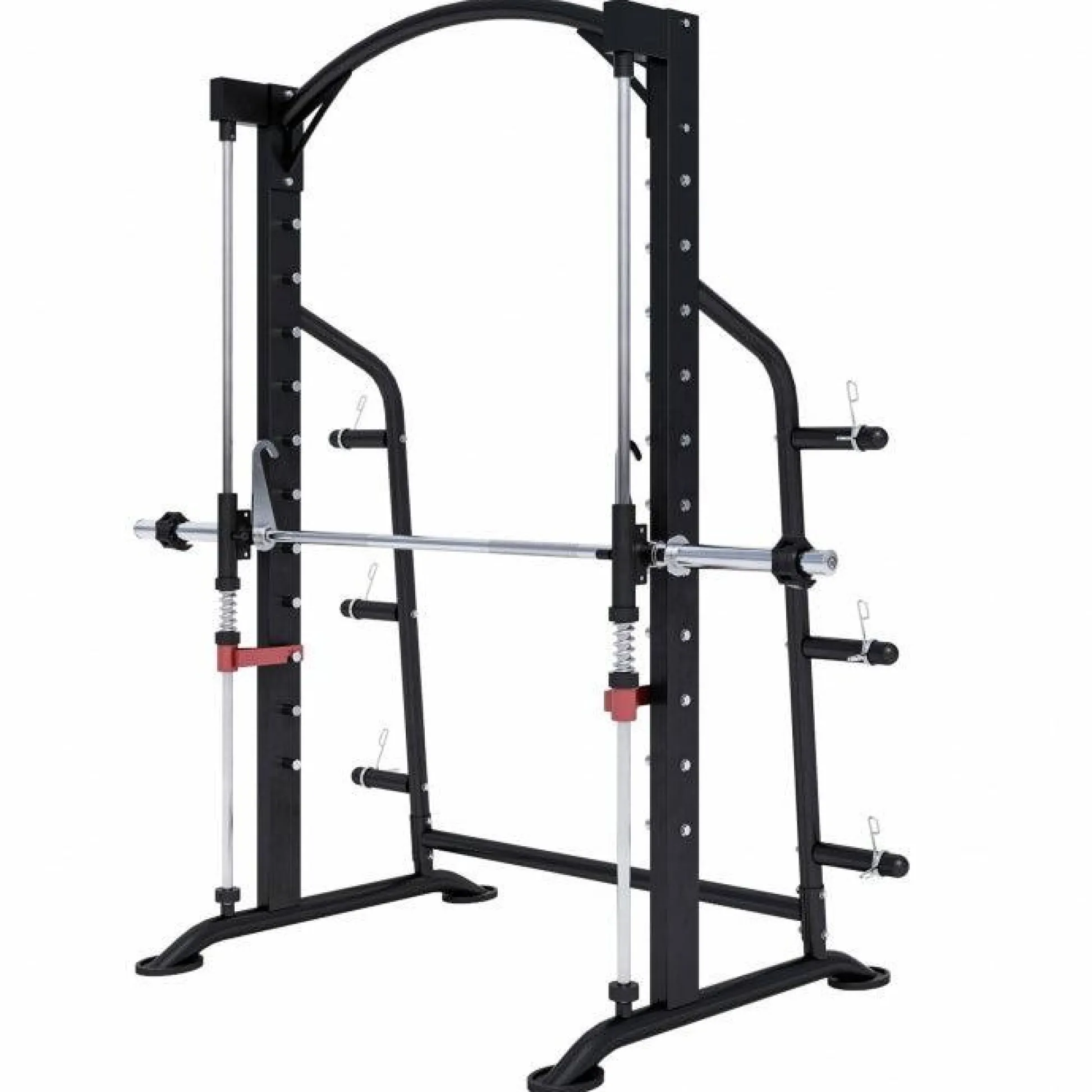 Gorilla Sports Multipresse Power Rack Olympia Schwarz / Rot / Silber Discount