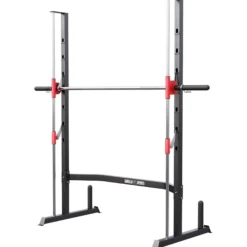 Gorilla Sports Multipresse Rack Schwarz / Rot / Silber Discount