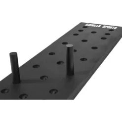 Gorilla Sports Pegboard Kletterbrett inkl, Kletterstifte Schwarz Sale
