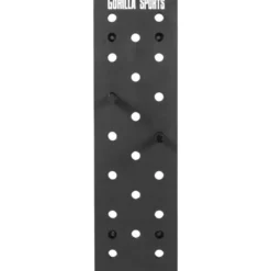 Gorilla Sports Pegboard Kletterbrett inkl, Kletterstifte Schwarz Sale