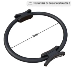 Gorilla Sports Pilates Ring rutschfest 36 cm inkl, Anleitung und Tragebeutel Schwarz Sale