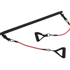Gorilla Sports Pilates Set inkl, Stange und Widerstandsbänder Schwarz / Grau / Rot Online