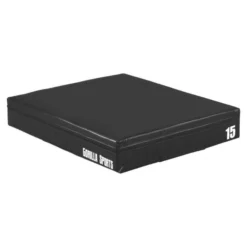 Gorilla Sports Plyo Box Soft mit Klettverschluss 15 - 60 cm Schwarz New