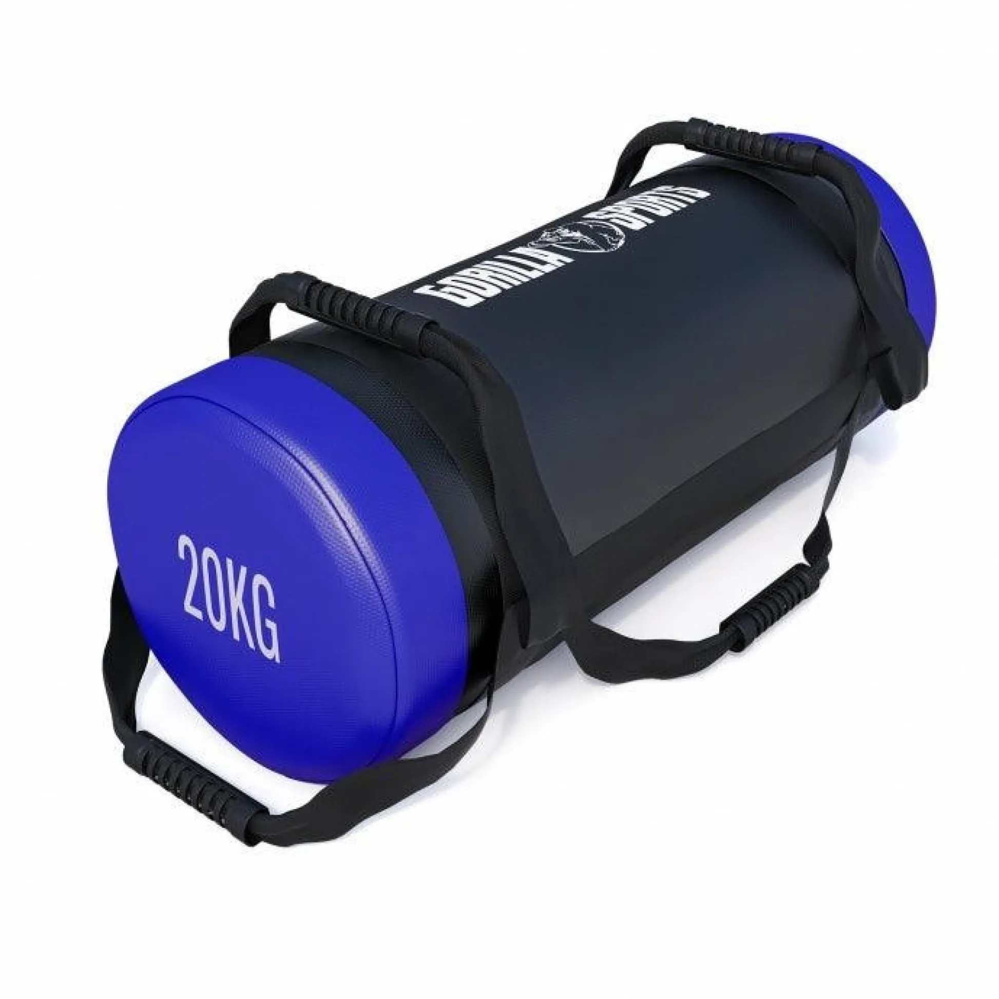 Gorilla Sports Power Bag aus Kunstleder 5 - 30 kg Schwarz / Blau New