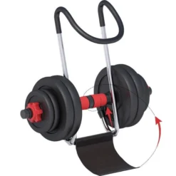 Gorilla Sports Power Hooks Chrom Schwarz / Silber Clearance