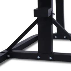 Gorilla Sports Power Tower Dip Station mit Klimmzugstange klappbar Schwarz / Rot Sale