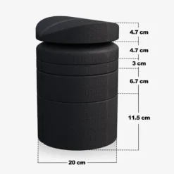 Gorilla Sports Rückenstrecker Set verstellbar Schwarz