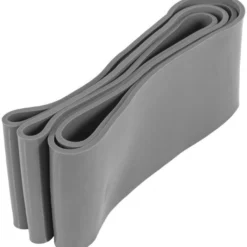 Gorilla Sports Resistance Band aus Latex 1 - 91 kg Grau Hot