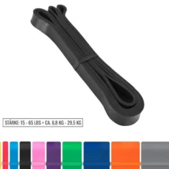 Gorilla Sports Resistance Band aus Latex 1 - 91 kg Orange Sale
