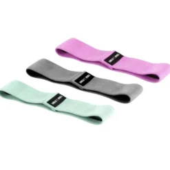 Gorilla Sports Resistance Band 3er Set aus Stoff inkl, Tragebeutel Verschieden Best