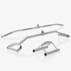 Gorilla Sports Rudergriff 3er Set Silber Best