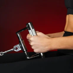 Gorilla Sports Rudergriff V-Griff breit inkl, Drehgelenk Silber Online