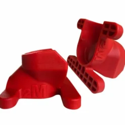 2M Schnellverschluss 2er Set Easy Click Rot Hot