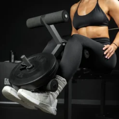 Gyronetics Schrägbank E-Series mit Ablage inkl, Beinstrecker Schwarz Clearance