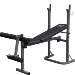 Gyronetics Schrägbank E-Series mit Ablage inkl, Beinstrecker Schwarz Clearance