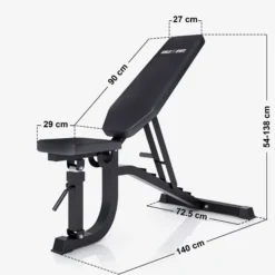 Gorilla Sports Schrägbank verstellbar Schwarz Discount