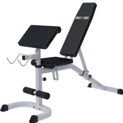 Gorilla Sports Schrägbank verstellbar inkl, Curltisch Schwarz Sale