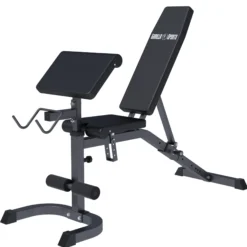 Gorilla Sports Schrägbank verstellbar inkl, Curltisch Weiss Discount