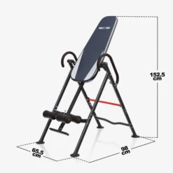 Gorilla Sports Schwerkrafttrainer höhenverstellbar Schwarz / Grau / Rot Online