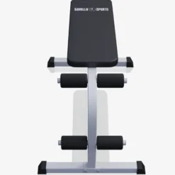 Gorilla Sports Sit Up Hantelbank Weiss/ Schwarz Sale