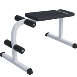 Gorilla Sports Sit Up Hantelbank /Schwarz Weiss Best