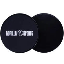 Gorilla Sports Slide Pads inkl, Tragetasche Schwarz Online