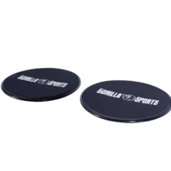 Gorilla Sports Slide Pads inkl, Tragetasche Schwarz Online