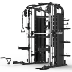 Gorilla Sports Smith Machine X5 mit Gewichten Schwarz Outlet
