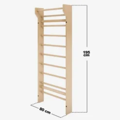 Gorilla Sports Sprossenwand Natur Holz Sale
