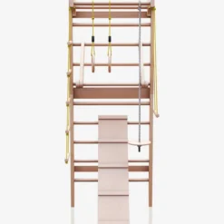 Physionics Sprossenwand Set Natur Holz Discount