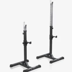 Gorilla Sports Squat Rack Hantelständer mobil verstellbar Schwarz Clearance