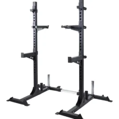 Gorilla Sports Squat Rack inkl. Olympia Langhantelset Profi 140 kg Verschieden Best