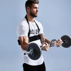 Gorilla Sports Super SZ-Hantelstange 120 cm mit Sternverschlüssen Silber Best