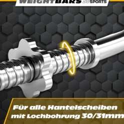 ScSports SZ Curlstange 120 cm 30/31 mm Outlet