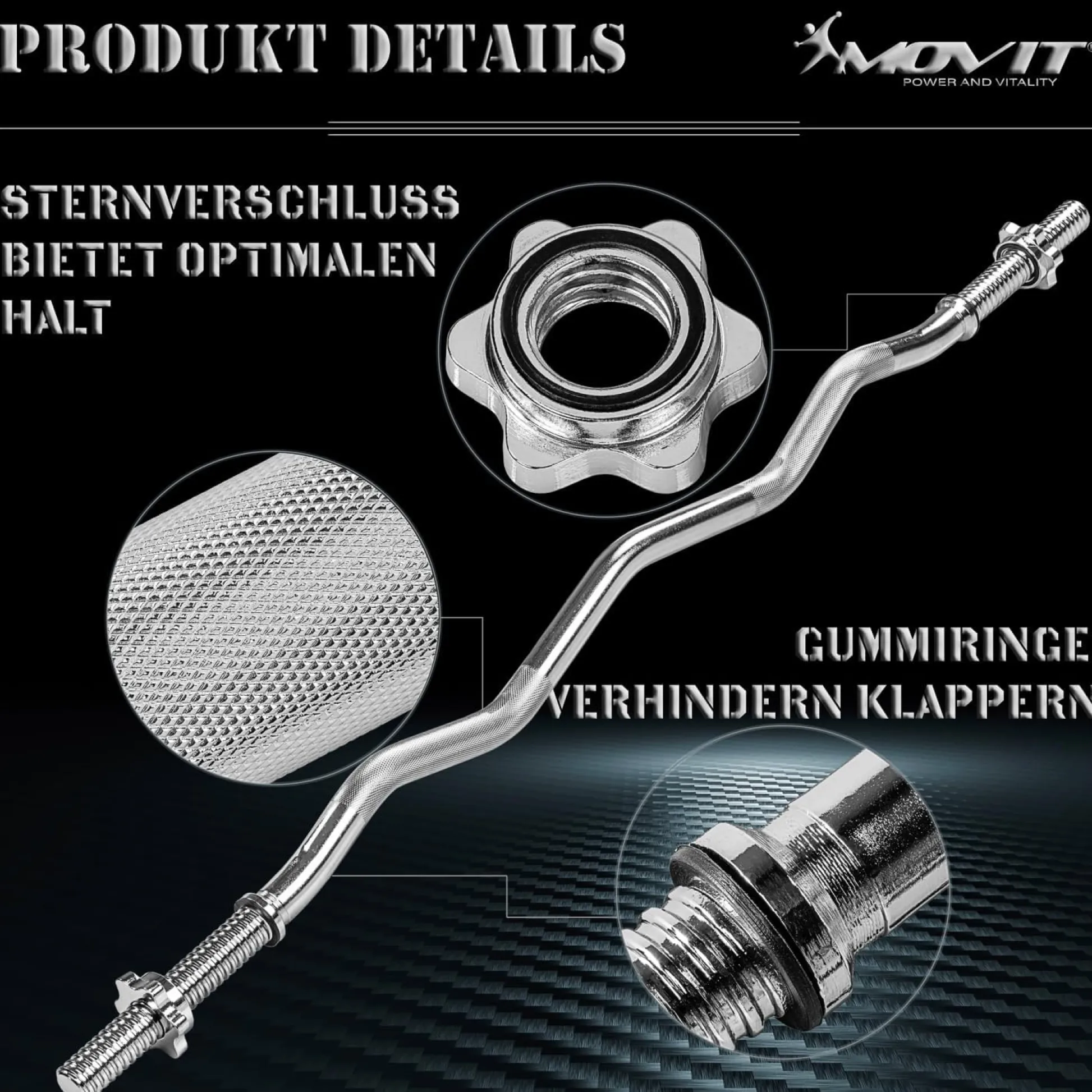 MOVIT SZ Curlstange 30 mm Chrom Clearance
