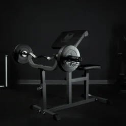 Gorilla Sports SZ-Hantelstange Olympia 120 cm mit Verschlüssen Silber