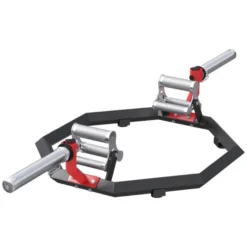 Gorilla Sports Trap Bar Multi Grip Olympia mit Verschlüsse Schwarz / Siber / Rot Outlet