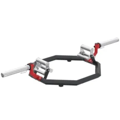 Gorilla Sports Trap Bar Multi Grip Olympia mit Verschlüsse Schwarz / Siber / Rot Outlet