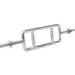 Gorilla Sports Trizepstrainer mit Verschlüssen Silber