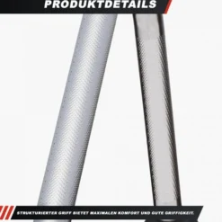 Gorilla Sports Trizeps V-Griff breit inkl, Drehgelenk Silber Hot